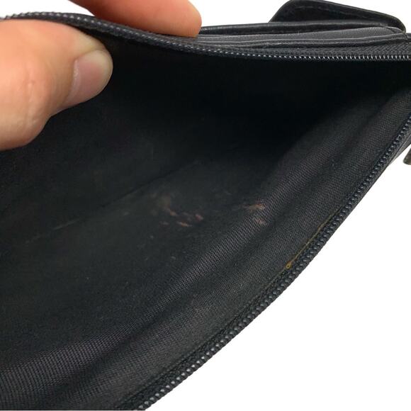 FOSSIL Trifold Leather Wallet Black - Picture 5 of 7